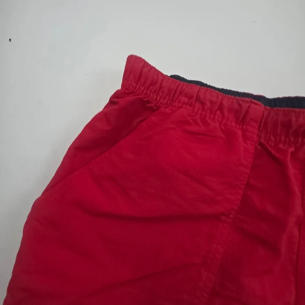 Polo Sport Ralph Lauren Swim Trunks Mens Medium Red Vintage Nylon Cargo Shorts
